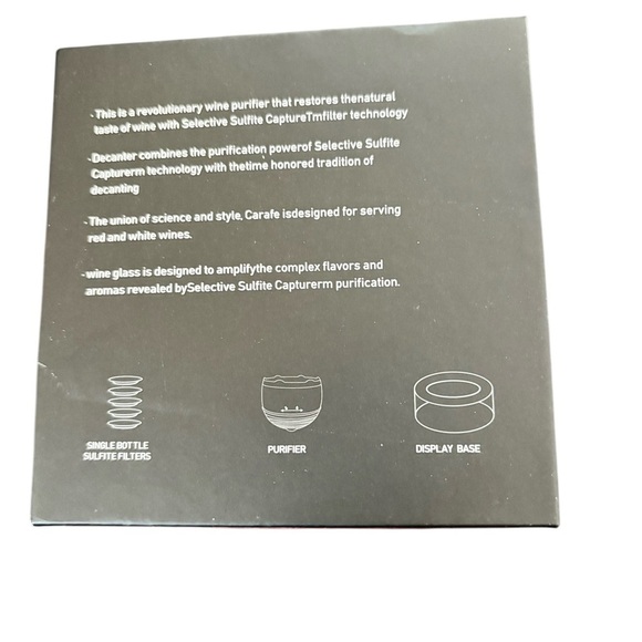 Vinofilt Wine Purifier 5 Sulfite Filters Remove Sulfites Histamines Aerator - Picture 6 of 6